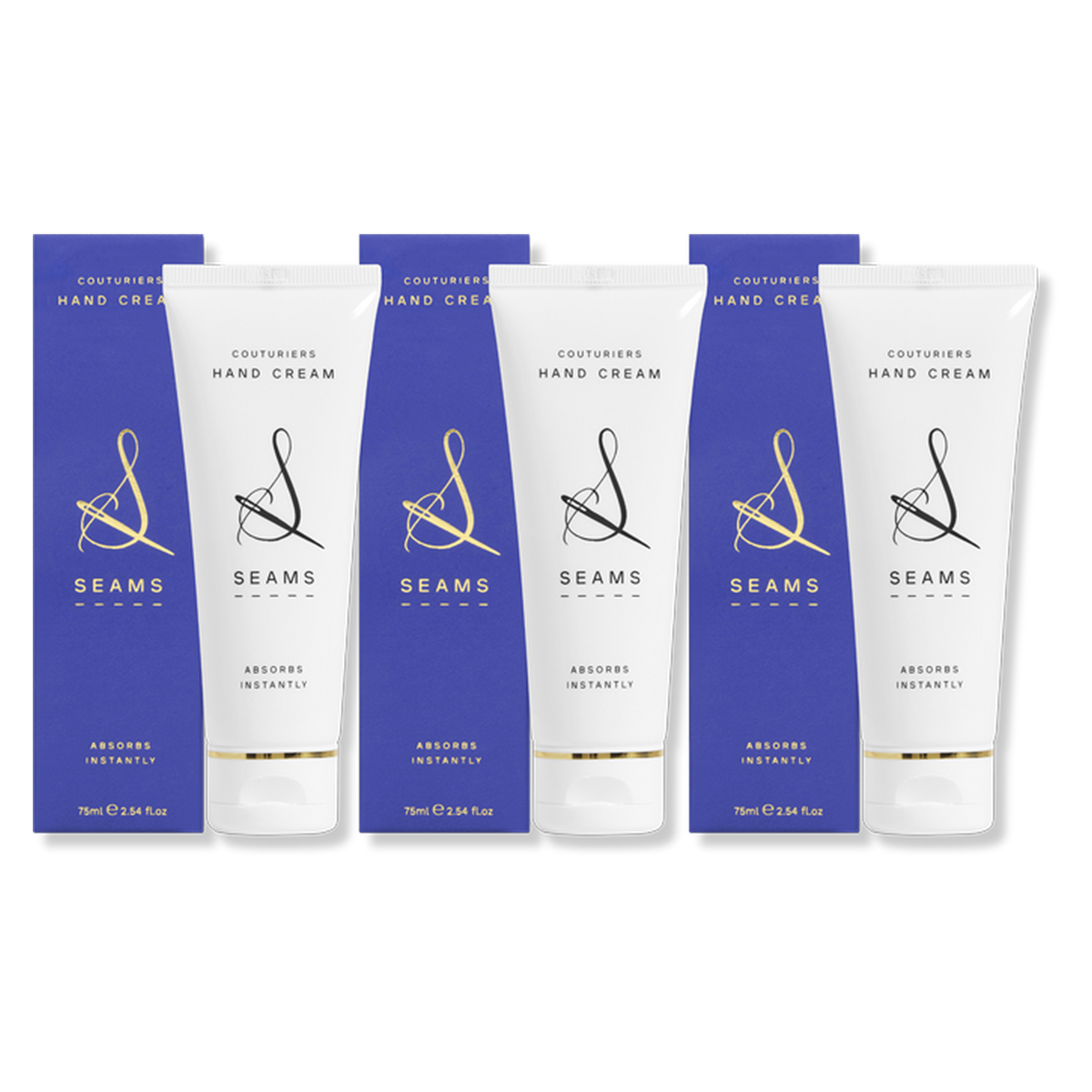 Seams Hand Cream 75ml pack of three